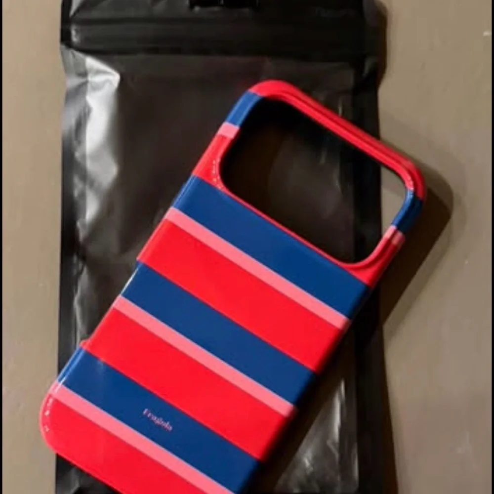 Fragola iPhone 17 Pro Pink and Plum Stripe Phone Cover -NEW
